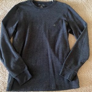 American Eagle Dark Grey Long Sleeve Shirt